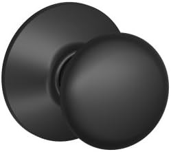 Schlage F10PLY622 Plymouth Passage Knob, Matte Black | Amazon (US)