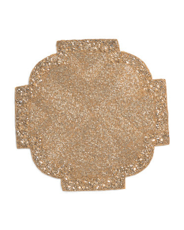 14in Beaded Placemat | TJ Maxx