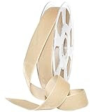 Morex Ribbon, Nylon, 7/8 inch by 11 Yards, Blonde, Item 01225/10-602 Nylvalour Velvet Ribbon, 7/8" x | Amazon (US)