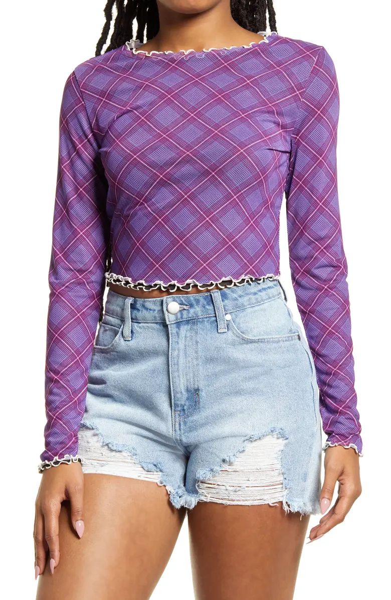 Reversible Long Sleeve Mesh Top | Nordstrom | Nordstrom