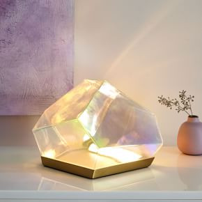 Glass Gem LED Table Lamp (8") | West Elm (US)
