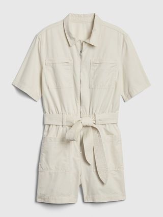 Utility Short Sleeve Romper | Gap (US)