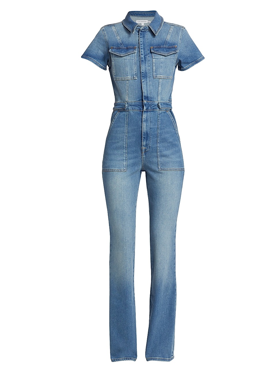 Fit For Success Boot-Cut Denim Jumpsuit | Saks Fifth Avenue