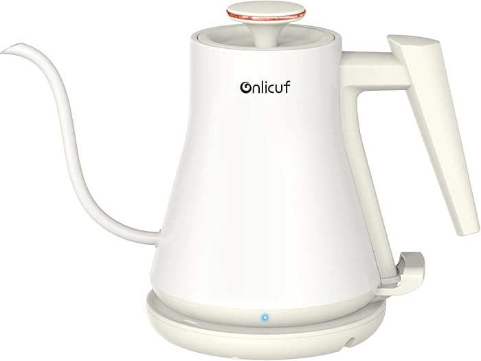 Electric Kettle, Gooseneck Electric Water Kettle for Pour Over Coffee & Tea, 0.8L Quick Heating S... | Amazon (US)