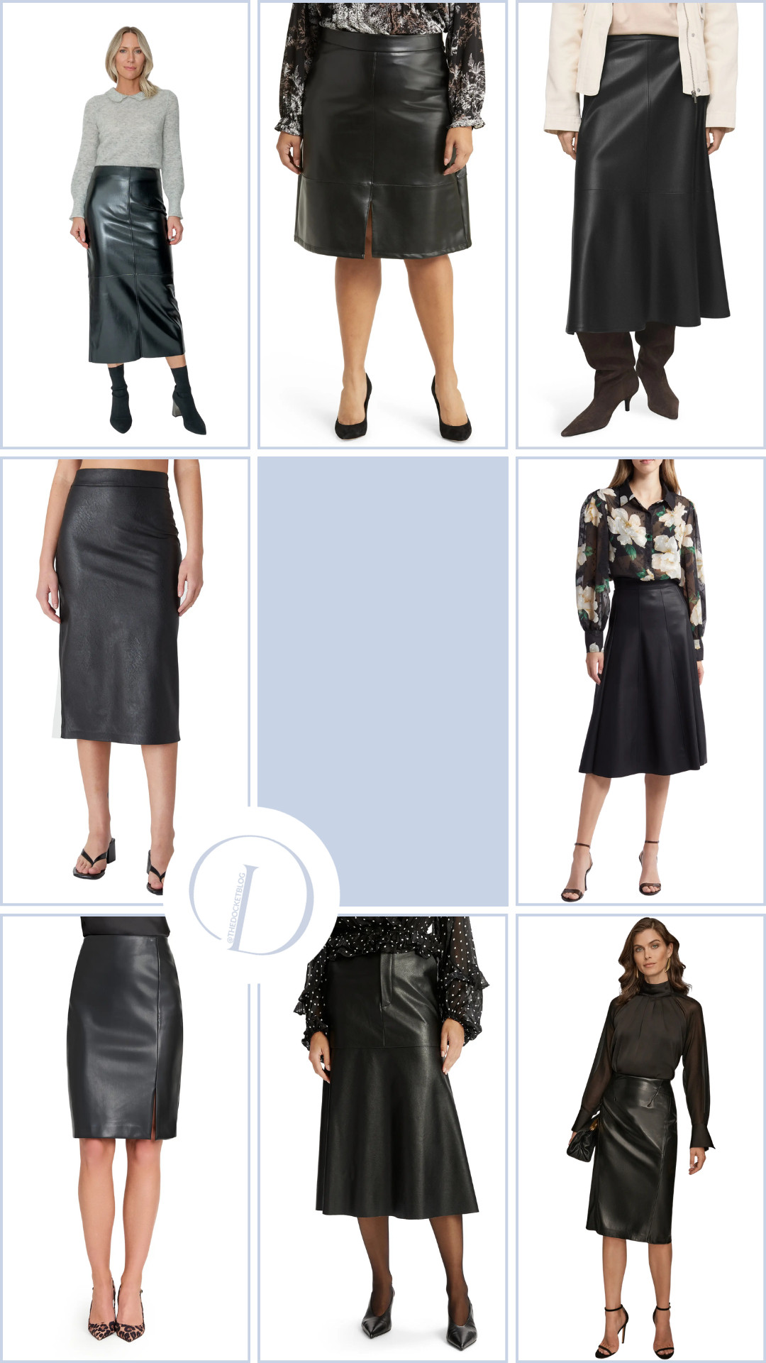 Leather skirts for work 

business professional business casual  

 #LTKootd #LTKMidsize #LTKWorkwear