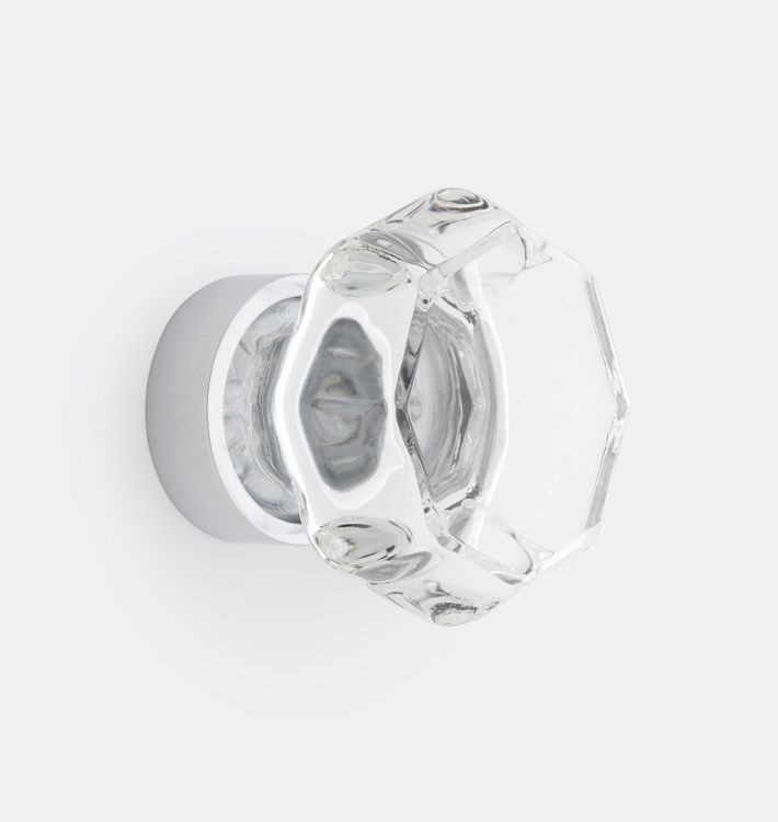 Octagon Glass Cabinet Knob | Rejuvenation