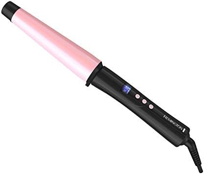 Remington CI9538 Pro 1"-1.5" Pearl Ceramic Conical Curling Wand, Digital Controls + 10 Heat Setti... | Amazon (US)