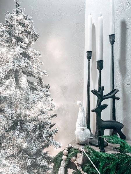 I have a thing for black candle holders and reindeer apparently 

Christmas decor

#LTKHoliday #LTKhome #LTKSeasonal