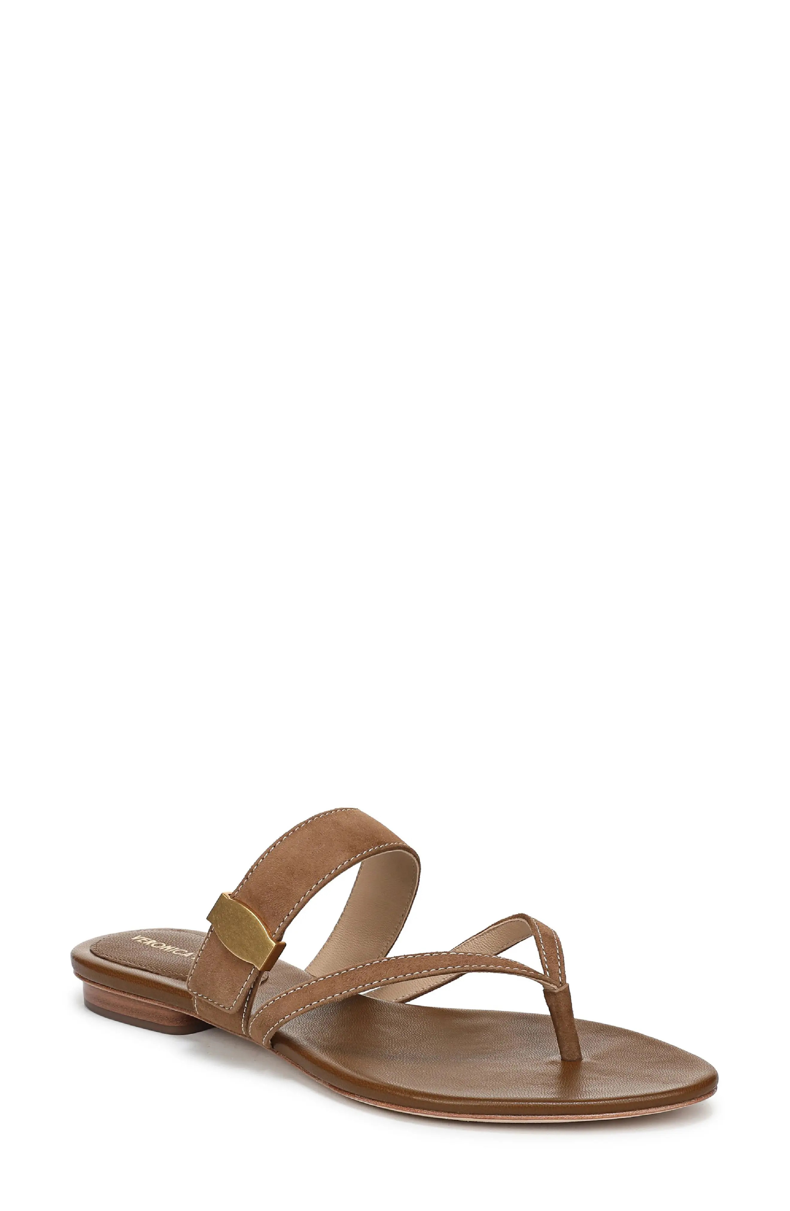 Veronica Beard Salva Sandal in Chestnut at Nordstrom, Size 8 | Nordstrom