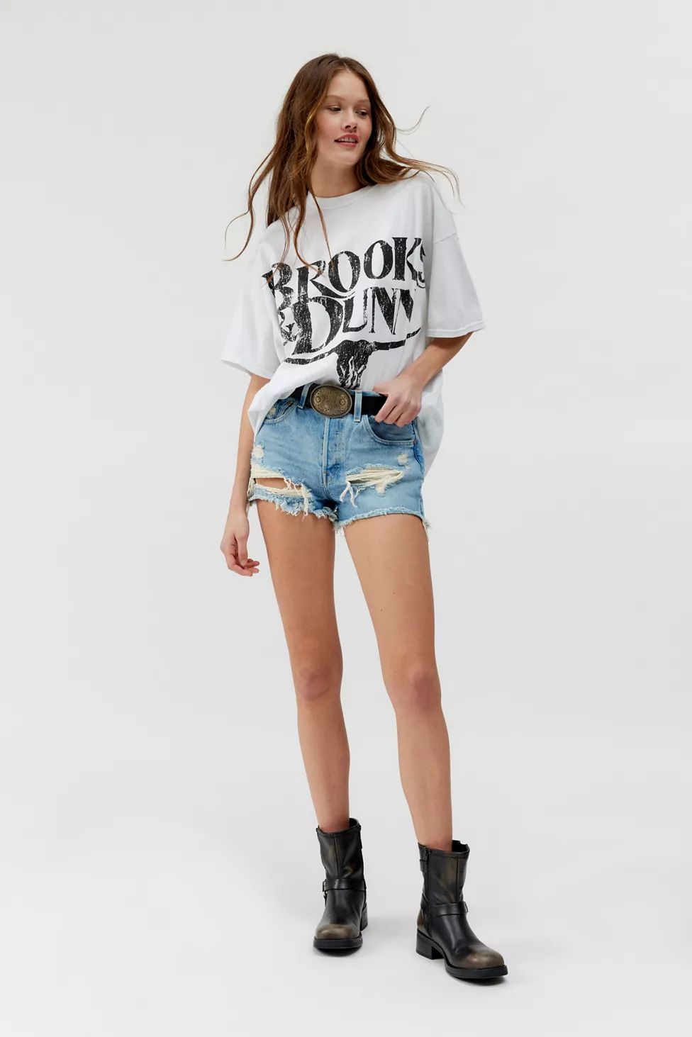 Brooks & Dunn Oversized Graphic Tee | Urban Outfitters (US and RoW)