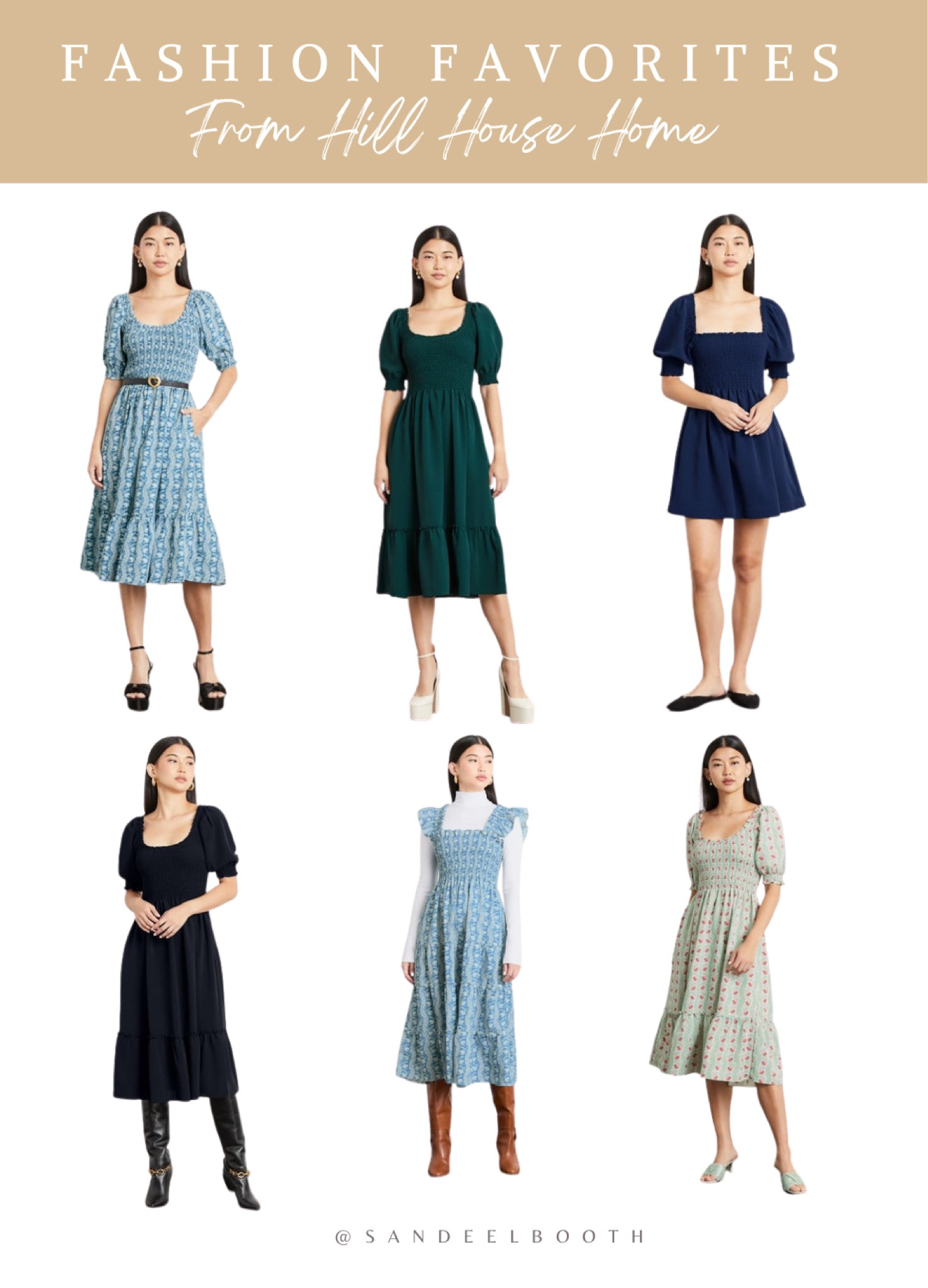 Fashion favorites from Hill House Home, favorite dresses, dresses for fall 

#LTKstyletip