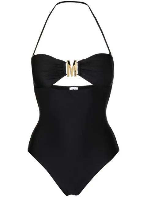 M-logo bandeau swimsuit | Farfetch (US)
