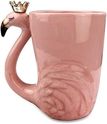 16 oz Cute Pink Coffee Mug Ceramic Flamingo Gift Unique Cups Mom Day Gift for Women Her Grandma P... | Amazon (US)