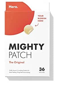 Mighty Patch Original from Hero Cosmetics - Hydrocolloid Acne Pimple Patch for Covering Zits and ... | Amazon (US)