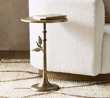 Botanical Round Accent Table (14") | Pottery Barn (US)