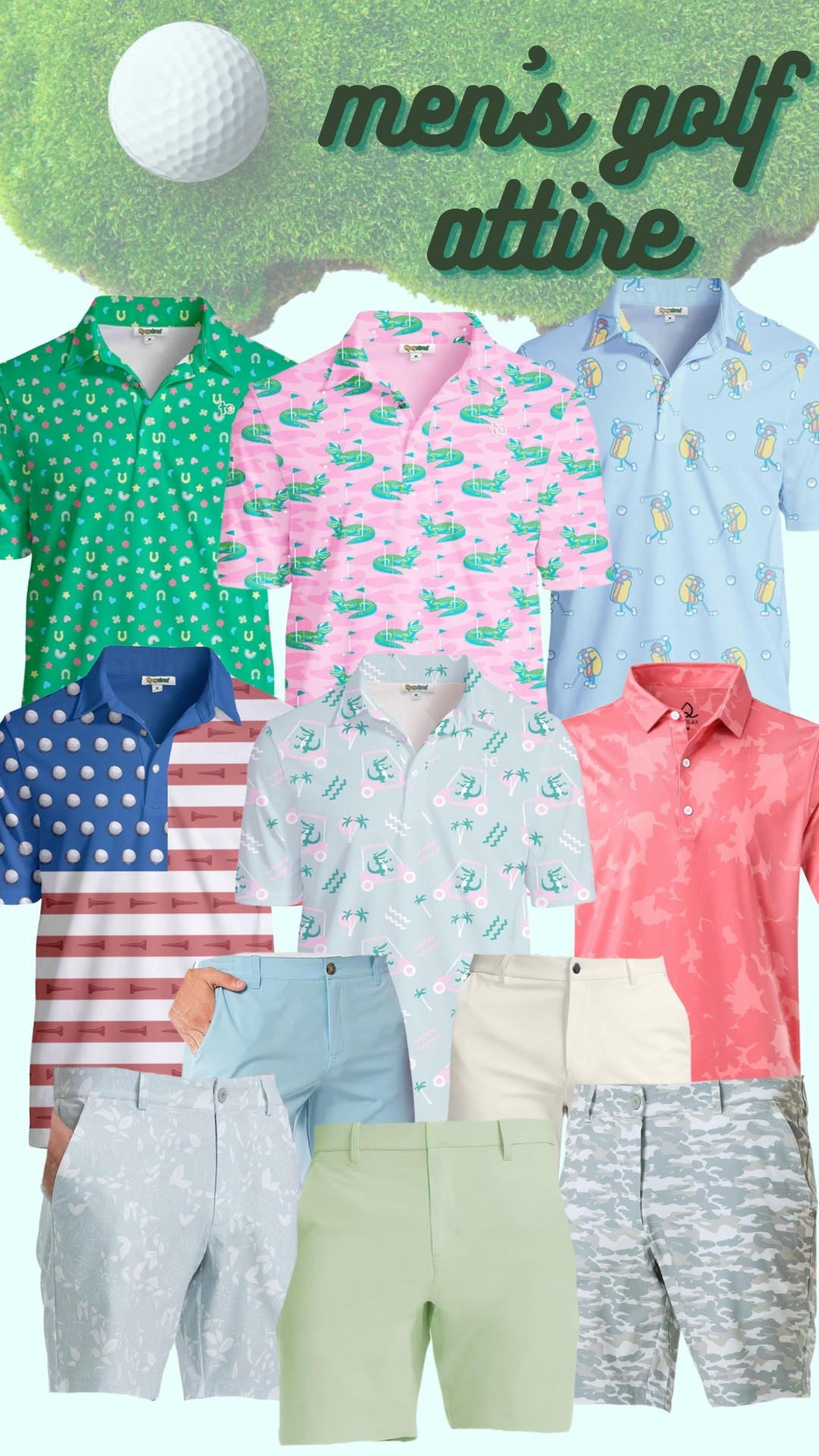 I am a very big fan of golf shirts with crazy prints. 😜💯👏🏻 

#LTKMens #LTKFindsUnder50 #LTKSaleAlert