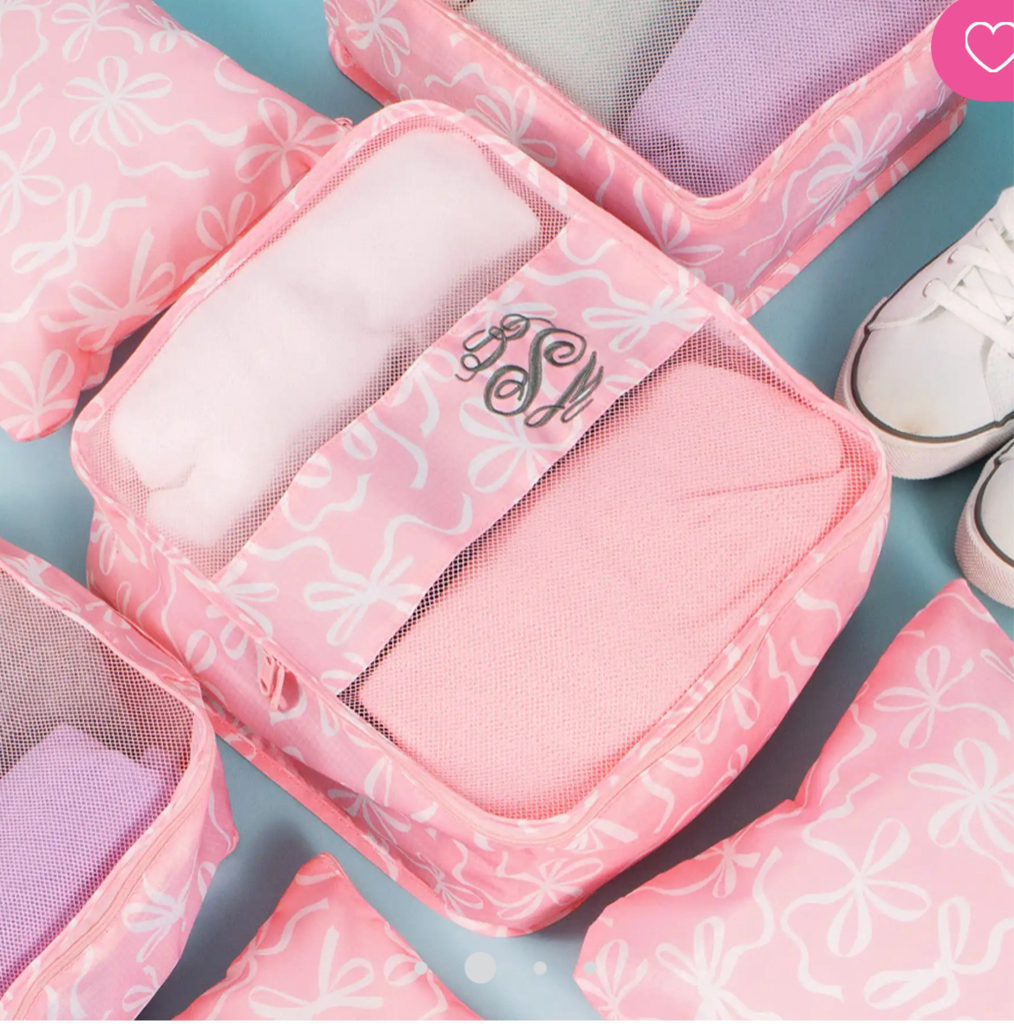 These adorable bow monogrammed packing cubes are $13.99 right now with code MEGA30. Such an amazing deal!!

#LTKKids #LTKBump #LTKBaby