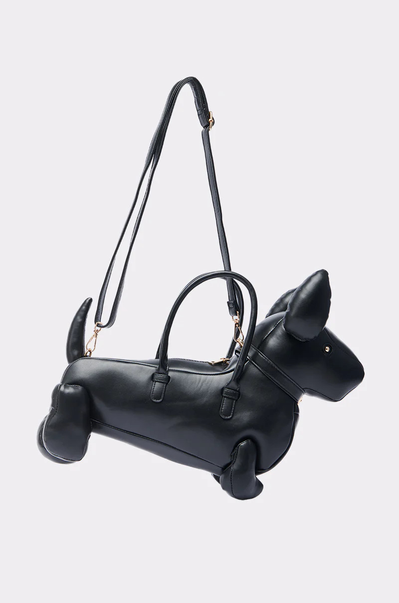 BARK BACK PU DOG PURSE | AKIRA