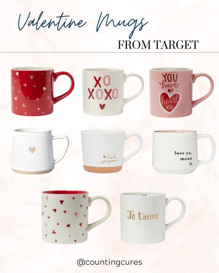 Cute Valentine mugs from Target!

#homefinds #targetfinds #kitchenessentials #kitchenrefresh 

#LTKSeasonal #LTKhome #LTKFind