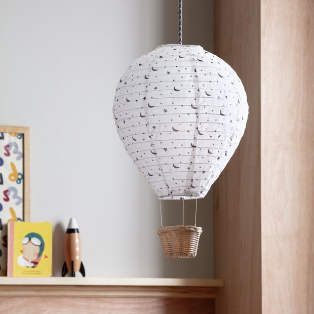 Buy Habitat Hot Air Balloon White Easy Fit Lampshade - 30cma | Kids lighting | Argos | argos.co.uk