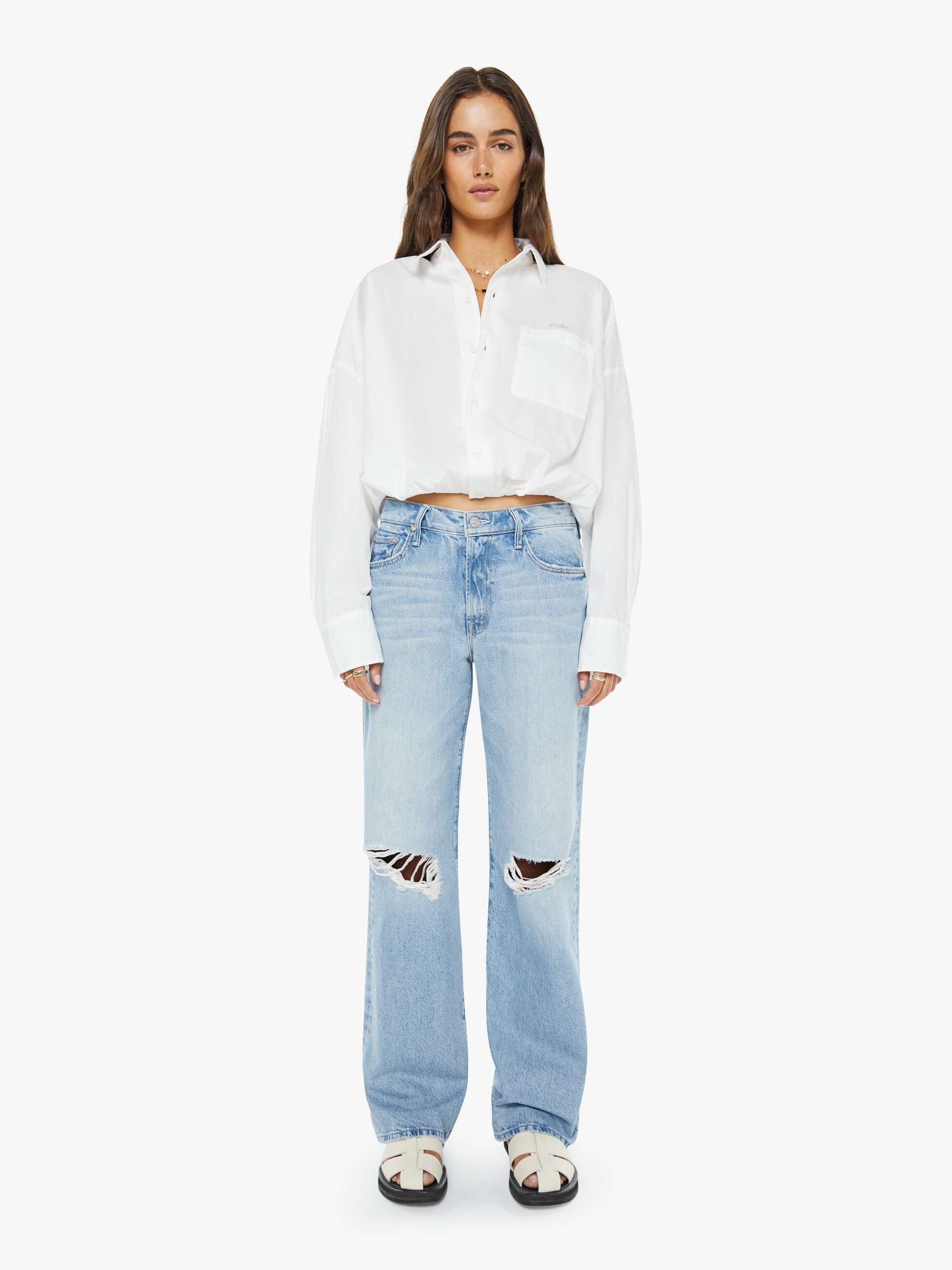 The Mid Rise Maven Sneak - Reelin' It In | Mother Denim