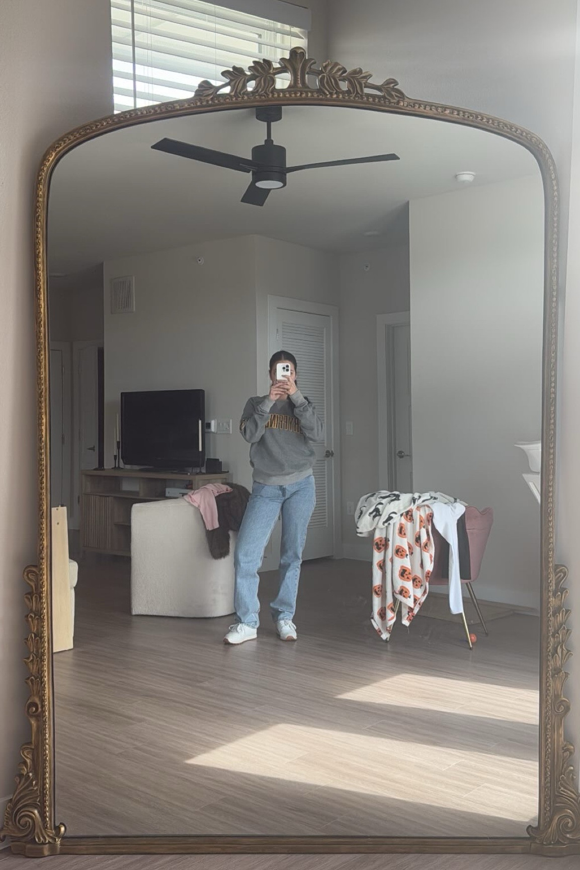 Mirror is from Anthropologie Gold Primrose 7’!

#LTKHome