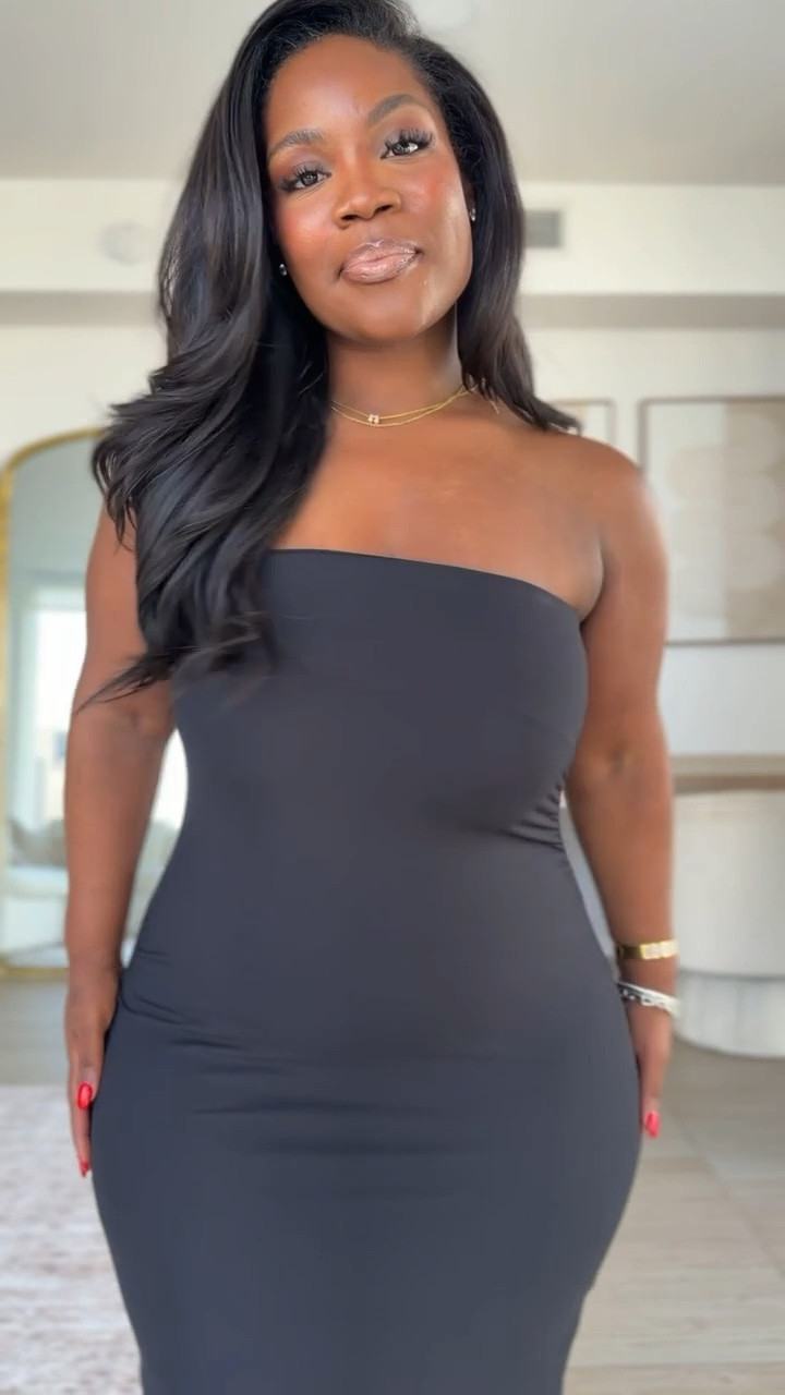 Dress is super versatile and only $10 🖤 comes in blue and red too! 

Dress: Size L

Use code EMMYXSPANX for $$ off my undergarments linked below! 

Also linking the rest of my Walmart haul below 🙌🏾 

Vacation outfits, summer dresses, summer outfits, Emmy Petit