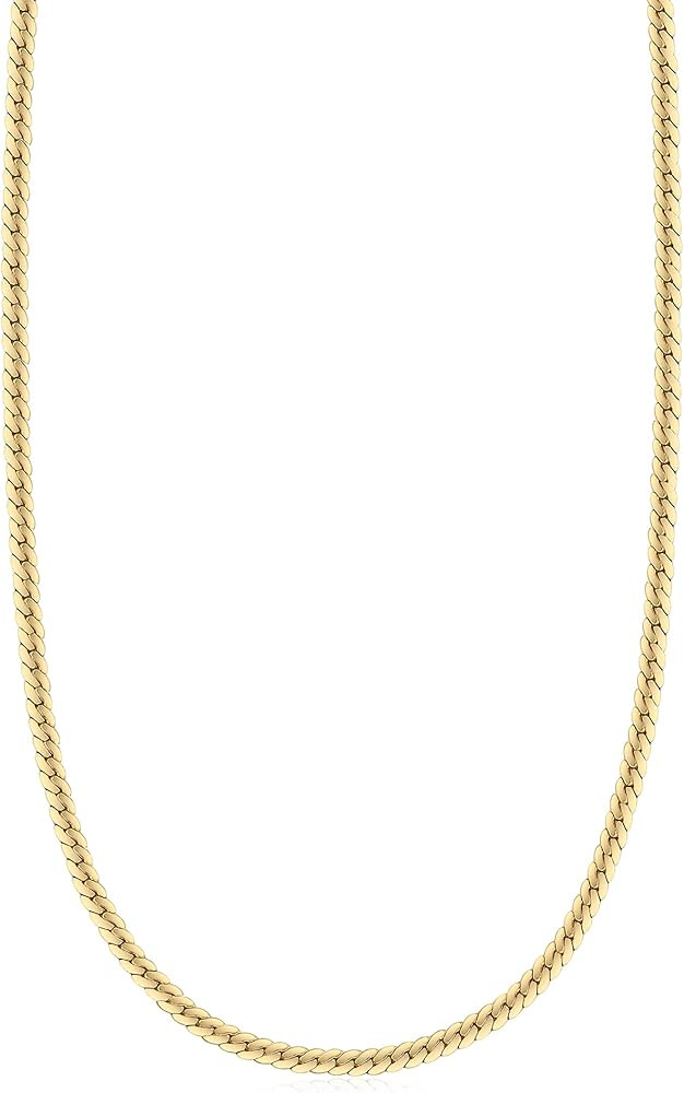 Dainty Layered Choker Necklace 18k gold Plated Y Pendant Necklace Multilayer Bar Disc Necklace Ad... | Amazon (US)