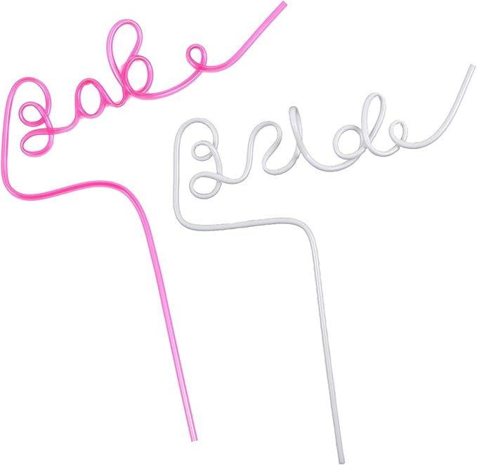 Bachelorette Straws for Bachelorette Party [12 Pack], Bride Straws Bachelorette, Bachelorette Par... | Amazon (US)