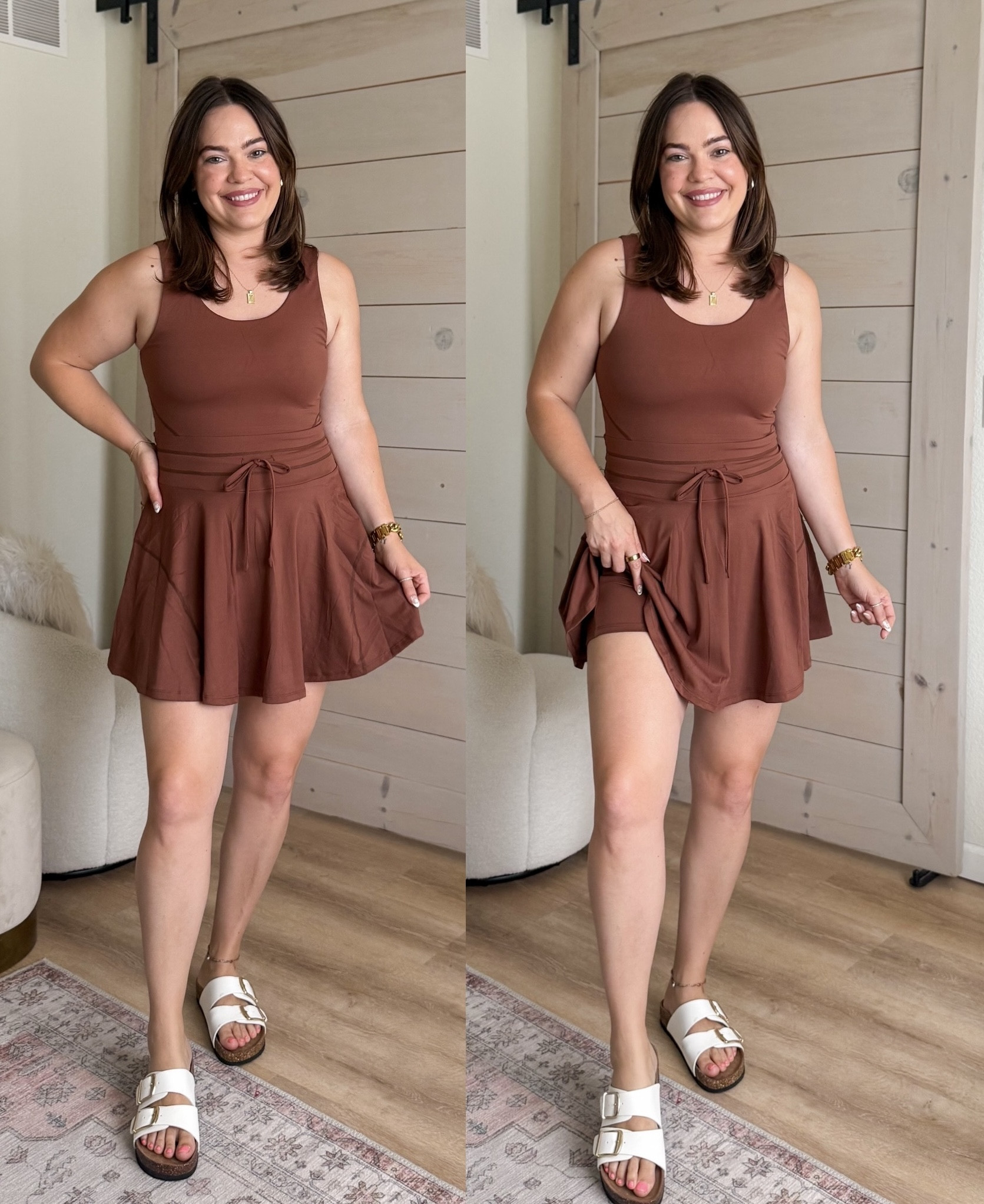 Stay active in style with this tennis dress! #fitnessfashion #activewear
 

 #LTKootd #LTKSeasonal #LTKMidsize