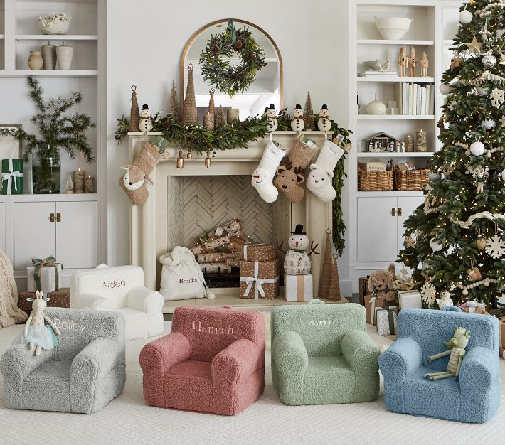 My First Anywhere Chair®, Pink Berry Cozy Sherpa Slipcover Only | Pottery Barn Kids