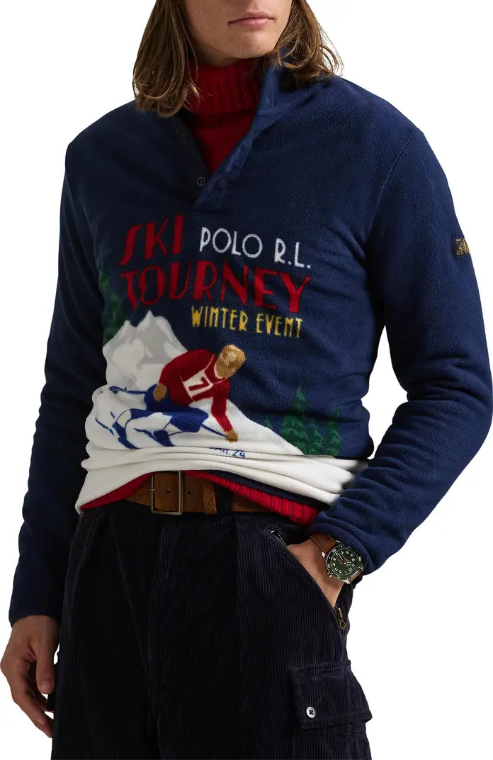 Skier Brushed Fleece Pullover | Nordstrom