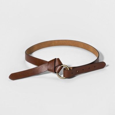 Women's Twist Belt - Universal Thread™ Brown | Target