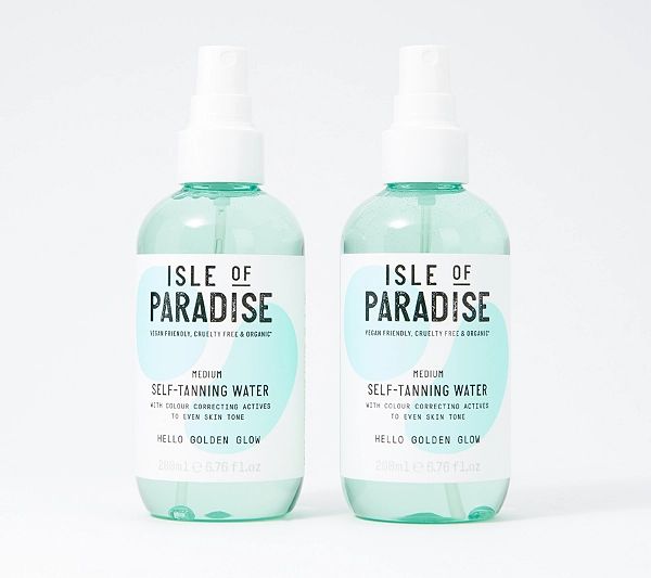 Isle of Paradise Self Tanning Water Duo | QVC