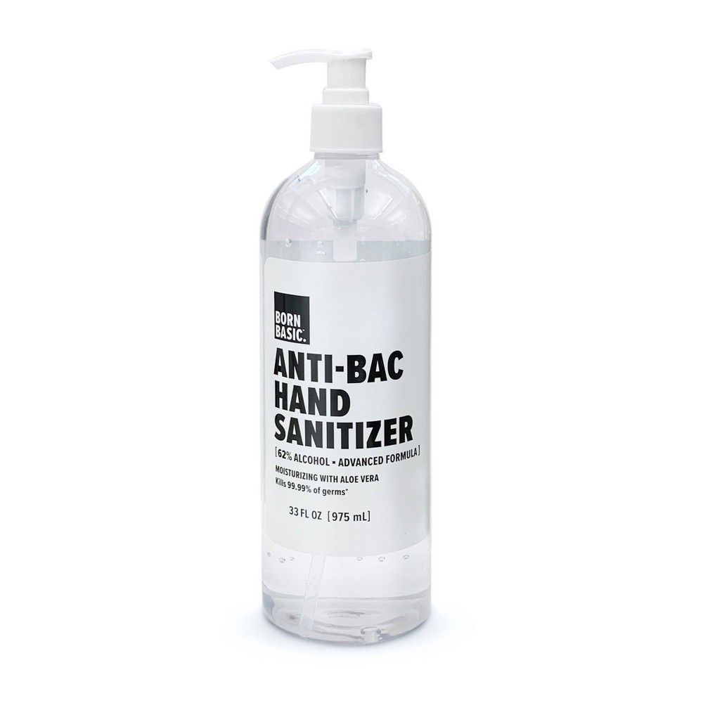 Born Basic Anti-Bac Hand Sanitizer - 33 fl oz | Target
