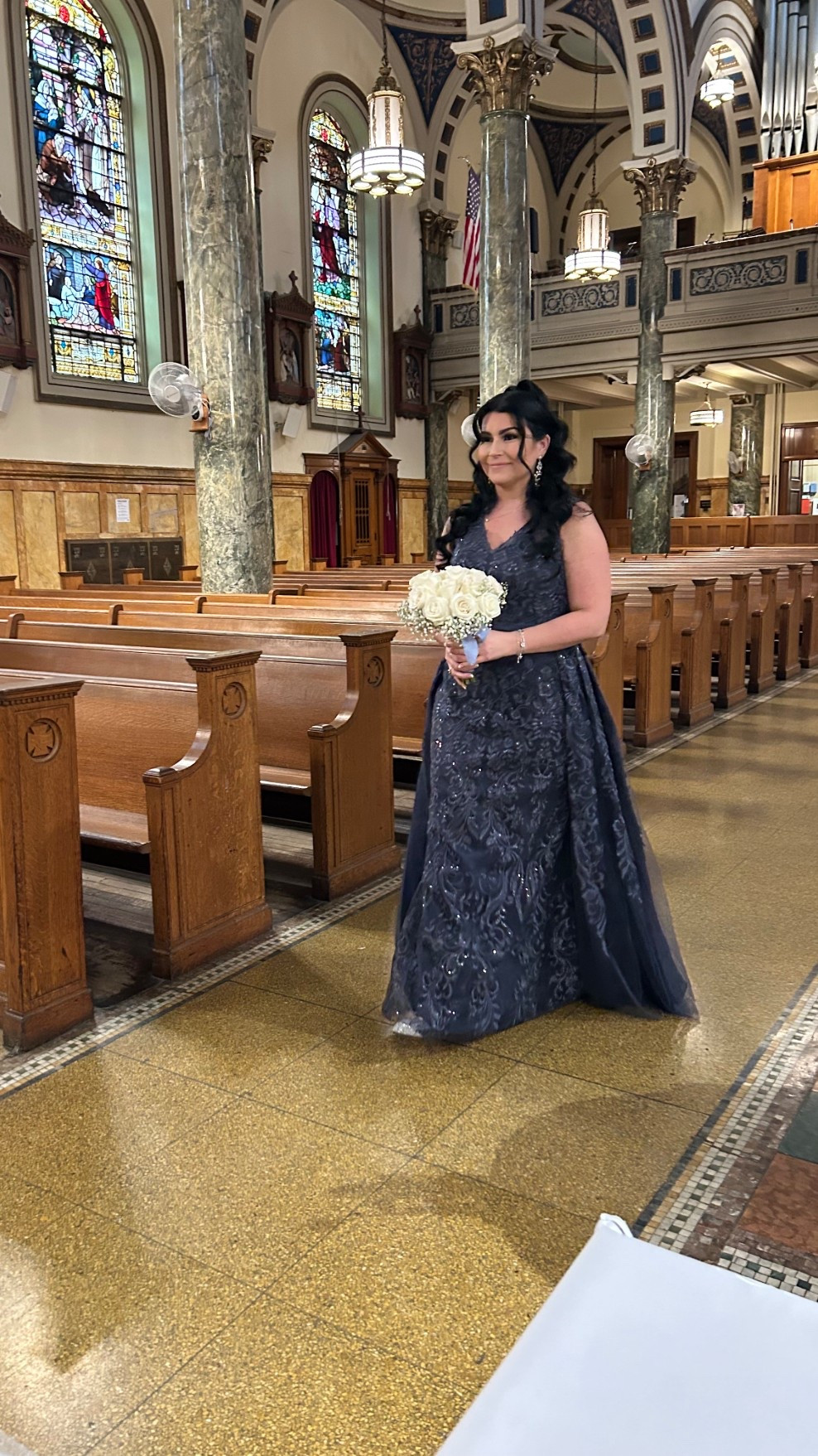 Maid of Honor Dress with attached train from JJsHouse.com

#LTKWedding