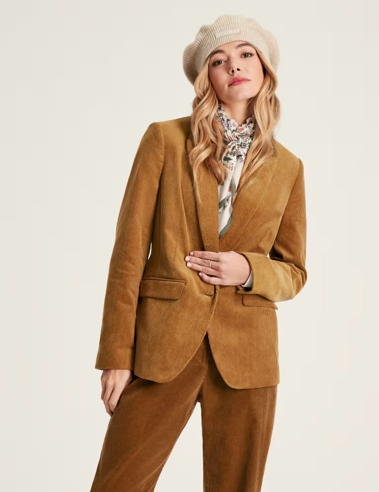 Cord Tailored Single Breasted Blazer | Marks & Spencer (UK)