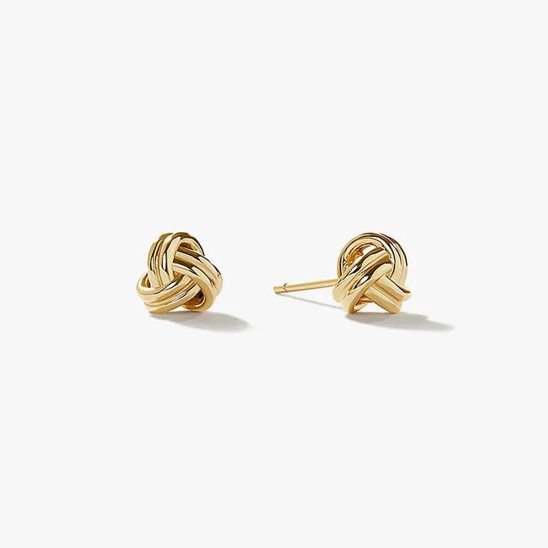 Love Knot Stud Earrings | Mint & Lily