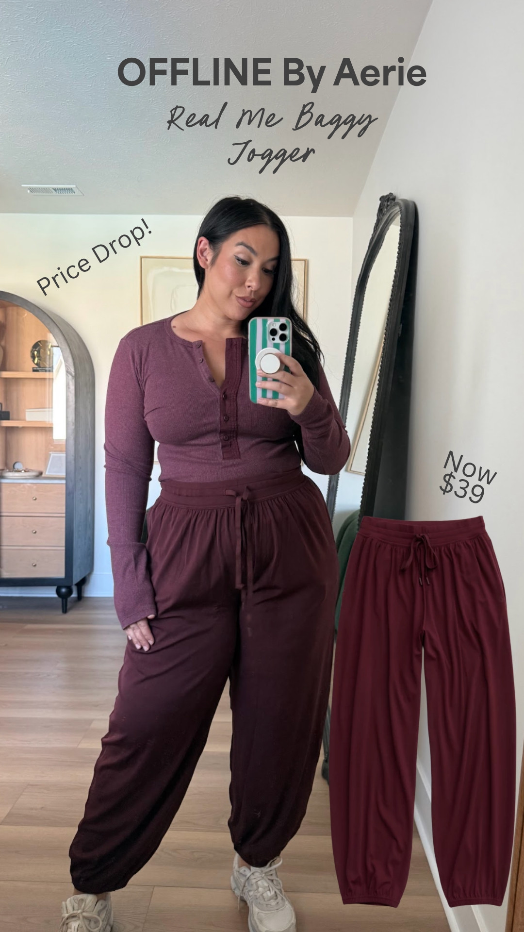 Most asked from my DMs -These baggy joggers are the softest pants I put on and this color is perfect for fall!

aerie joggers, aerie favorites, baggy joggers, midsize approved 

 #LTKSeasonal #LTKMidsize