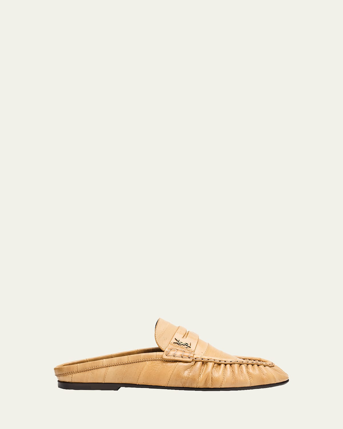 Le Loafer Eel Leather Penny Loafer Mules | Bergdorf Goodman