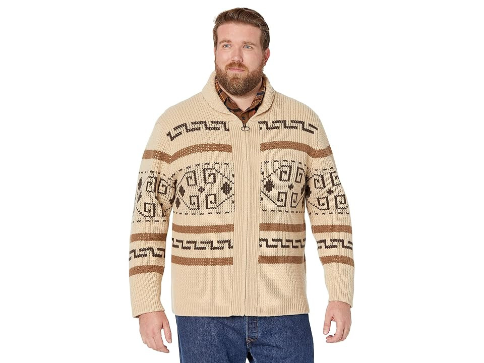 Pendleton Original Westerley Sweater Men's Sweater Tan/Brown : MD, Wool | Zappos