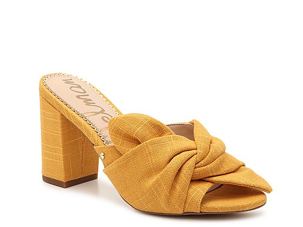 Sam Edelman Oda Sandal - Women's - Mustard Yellow | DSW