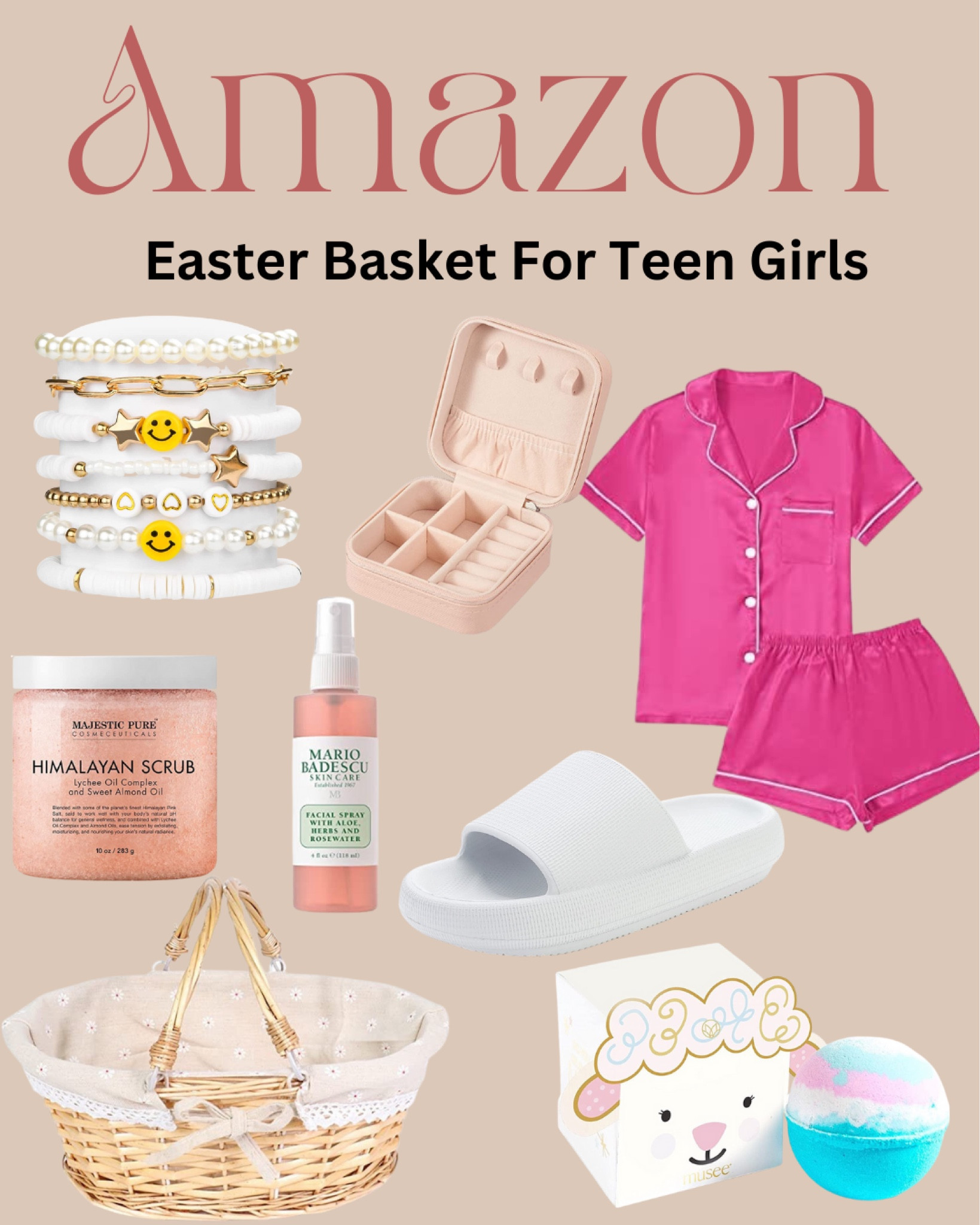 Amazon Easter basket stuffers for teen girls 
| Easter | Easter basket | Easter basket stuffers | Easter basket stuffers for teen girls | preppy | tween girl | teenager | teenager girl | daughter | college | bunny slippers | flowy shorts | bracelet | Christian | faith | devotion | Easter candy | Easter gifts | Easter finds | amazon | amazon prime | amazon finds | amazon preppy | spring | best of amazon | pajama set | silk pajamas | loungewear | cloud slippers | skincare | happy face | smiley face | travel 
#easter #amazon

#LTKbeauty #LTKSeasonal #LTKunder50