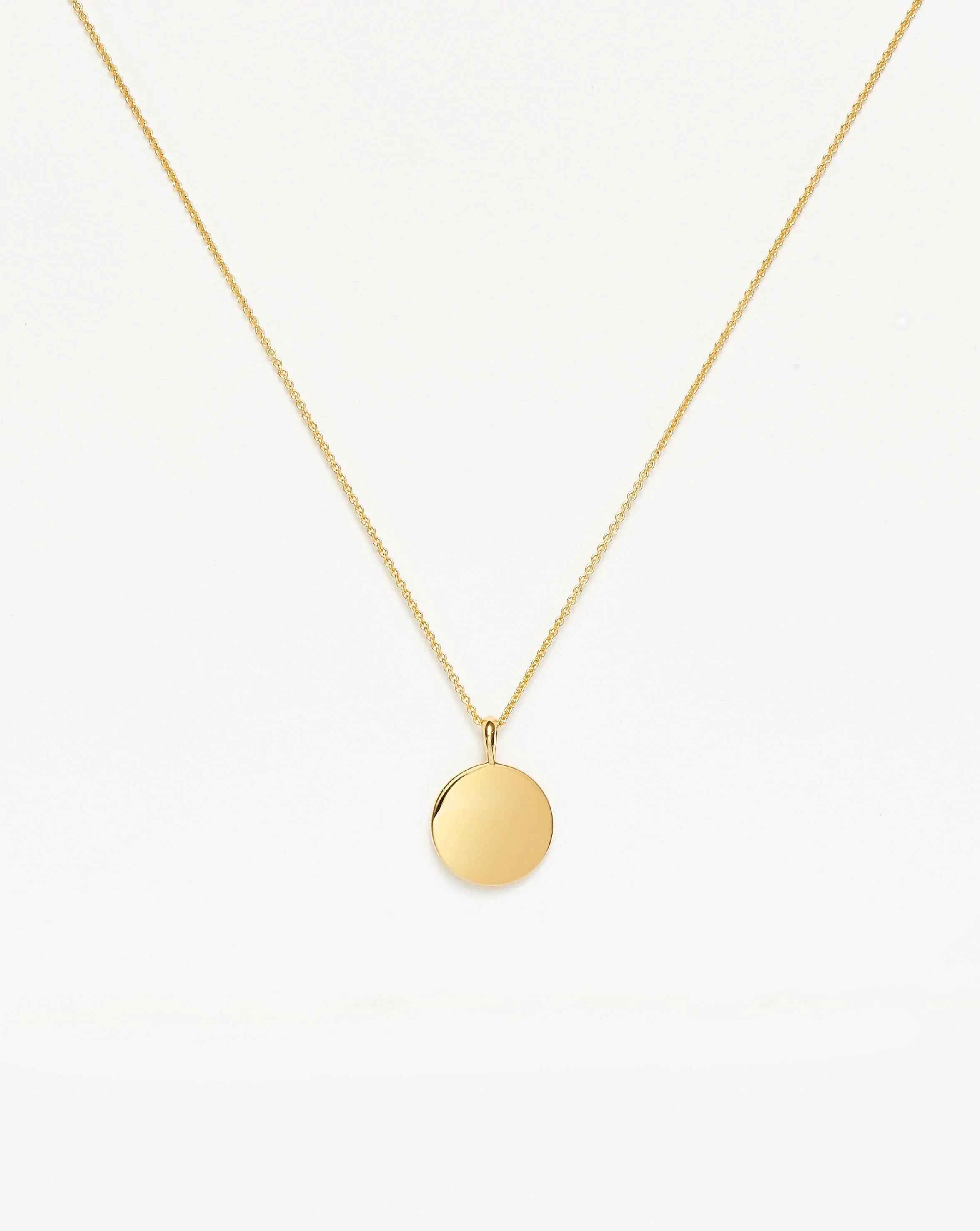 Engravable Round Necklace | Missoma