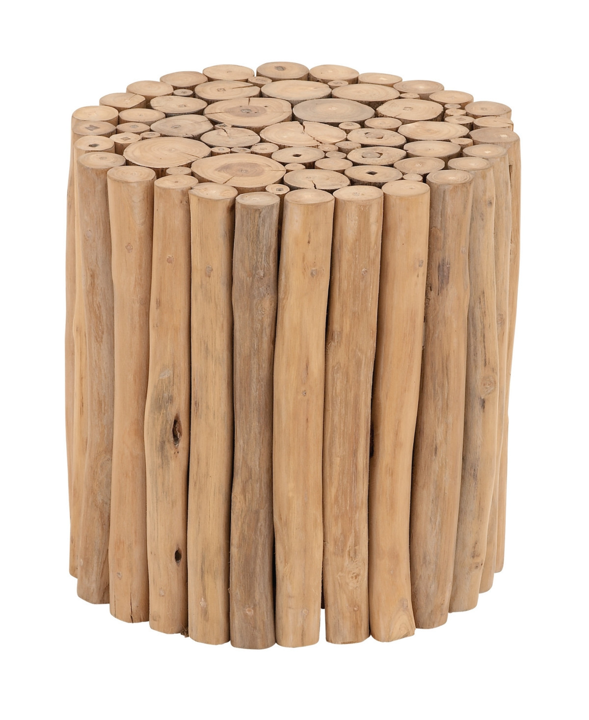 Contemporary Footstool - Brown | Macy's