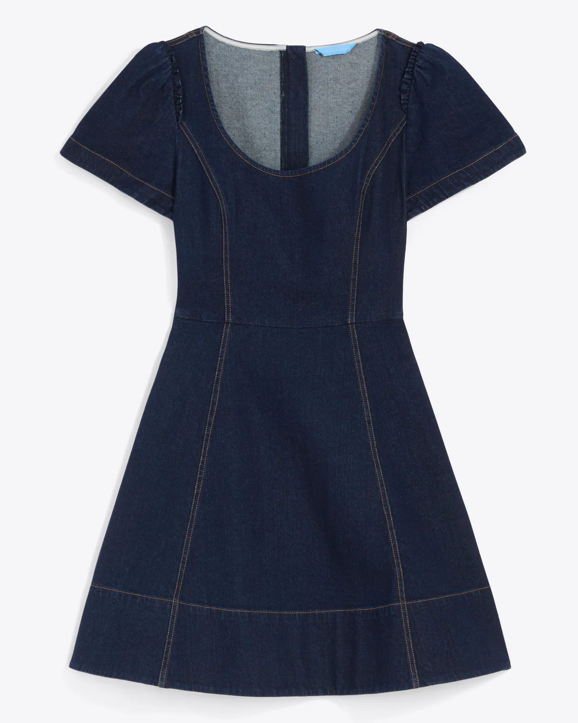 Faith Love Circle Mini Dress in Dark Wash | Draper James (US)