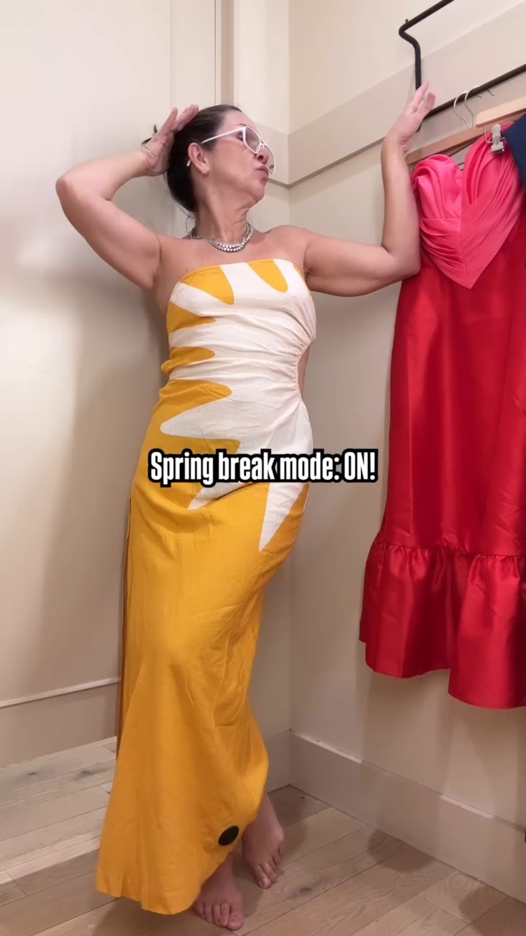 This dress is a spring break essential, light, breezy, and perfect for a beach getaway! 🏝️🏖️

You can style it with cute sandals and a denim jacket for those breezy spring

I’m 5’8” and 155 lbs, wearing a size Large

 #SpringStyle #BeachVacation #VacationOutfit #springbreakoutfit #ResortWear  #over50 #over50style #dogmom #summerdresses #TravelWardrobe #SpringOutfits #SummerReady #anthropologie #@anthropologie

#LTKTravel #LTKSpringSale #LTKWatchNow