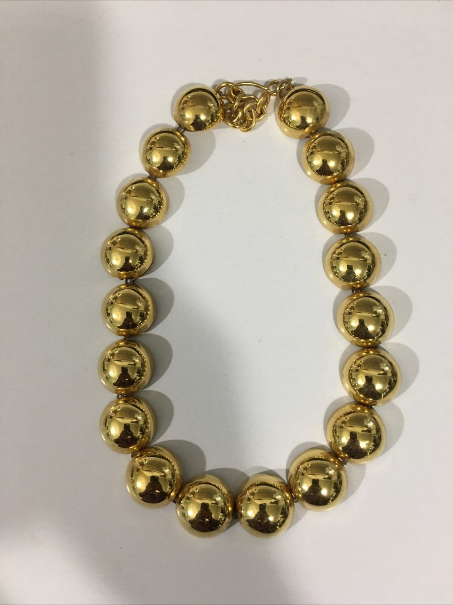 Vintage Monet Domed Circle Collar Style Necklace 17.5" Long | eBay | eBay US