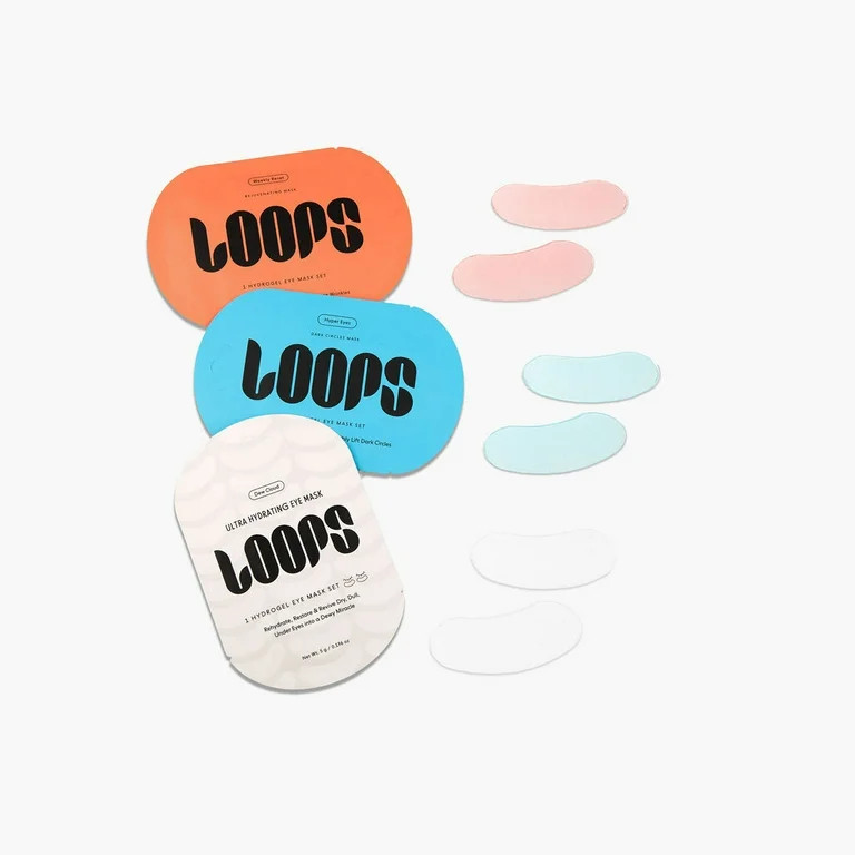 Loops Bright Eyes Revival Set Assorted Eye Masks, 0.528 oz, 3 Pack | Walmart (US)