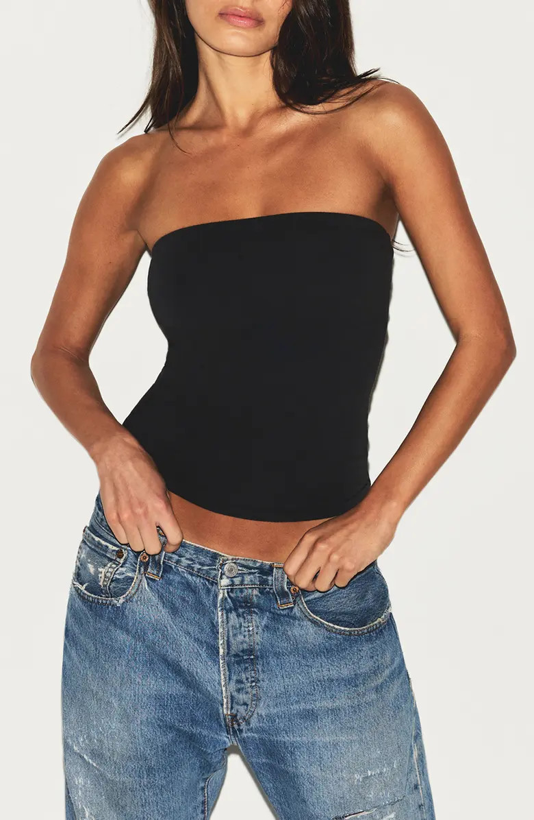 Stretch Cotton Jersey Tube Top | Nordstrom